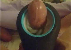 Cumshot with toy. Council myself jism with a toy.