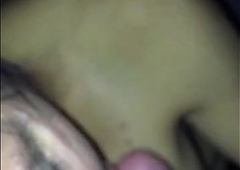 Shemale blowing in amateur video