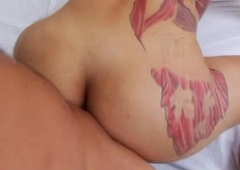 Busty amateur tranny shemale ass fucked