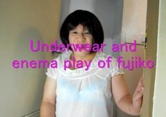Underwear and enema play of jyosoukofujiko