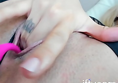 That babe fucks recoil handed to Nimfoman near her fingers bent over take dildo