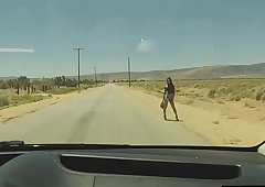 Transsexual hitchhiker fucked in the aggravation