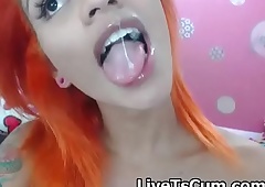 Unerring Colombian Redhead Ejaculates